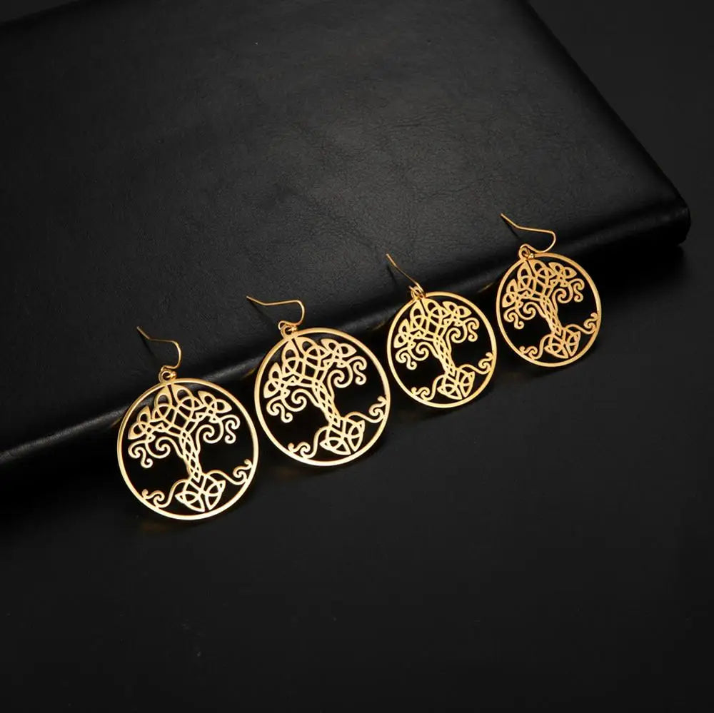 Boucles D'oreilles Arbre de Vie Nature