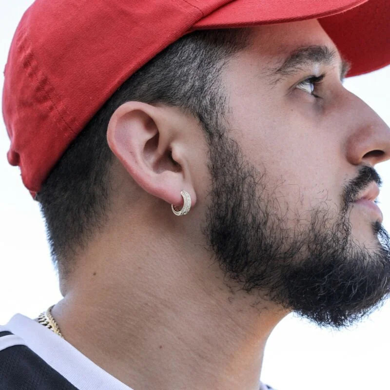 Boucles D'oreilles Homme Bling Bling