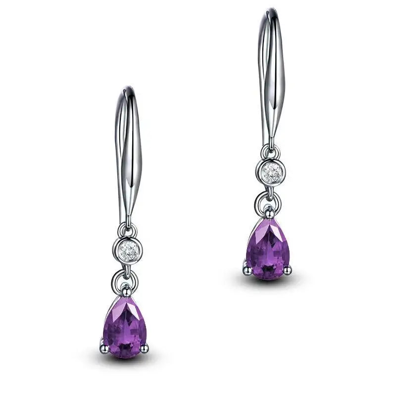 Boucles D'oreilles Améthyste pour femme