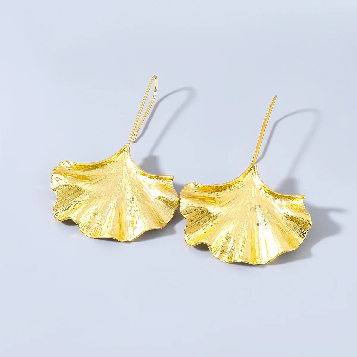 Boucles D'oreilles Feuille de Ginkgo