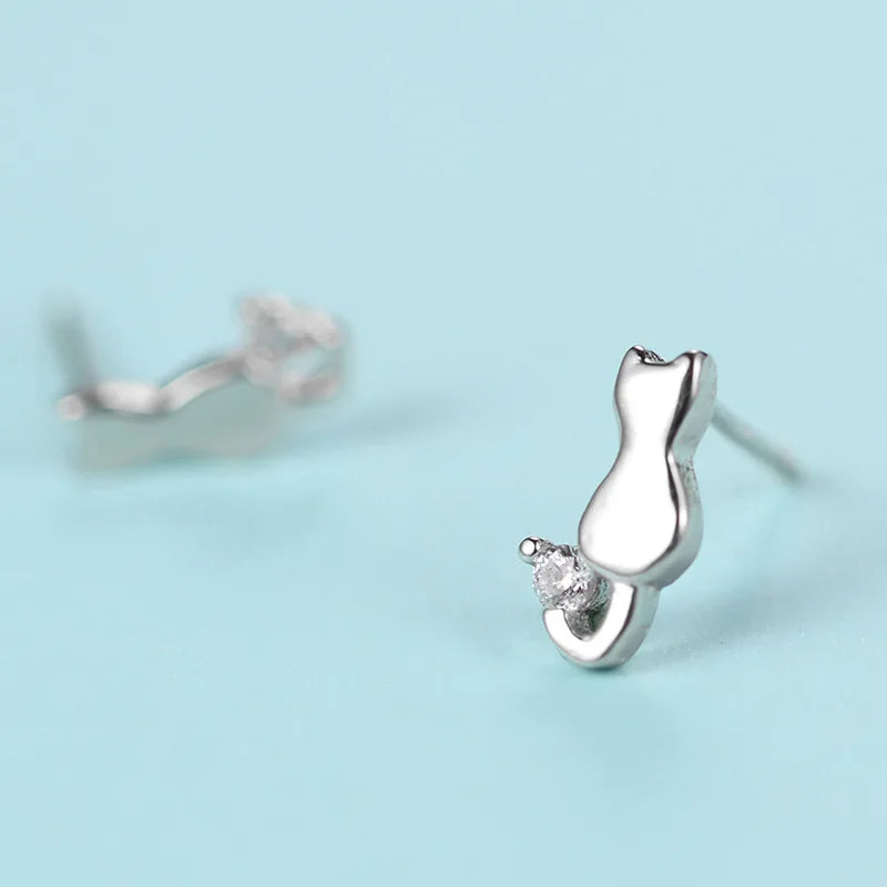 Boucles D'oreilles Pour Femme Chat