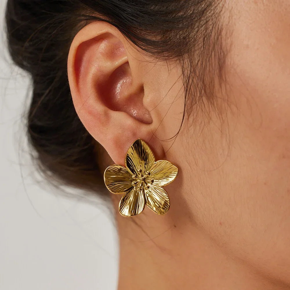 Boucles d'oreilles les fleurs N°6