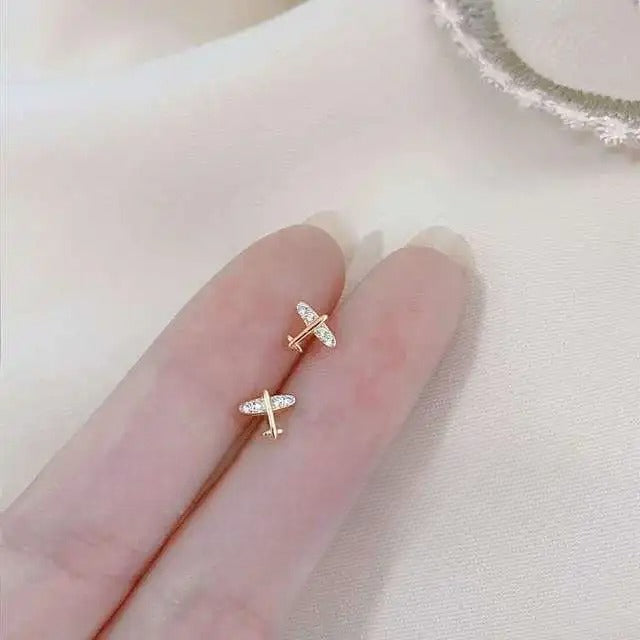 Boucles D'oreilles Bébé Avion