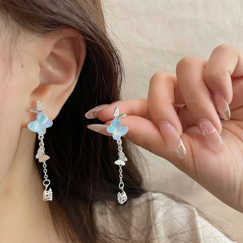 Boucles D'oreilles Papillon Pour Fille