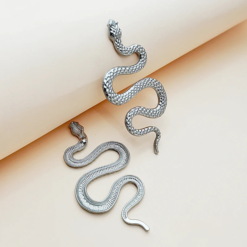 Boucles D'oreilles Serpent Pendentif