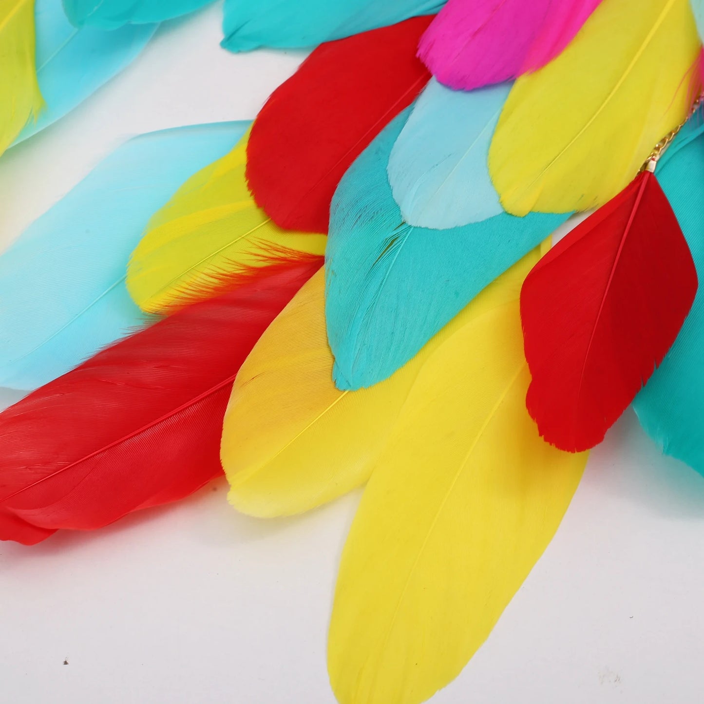 Boucles D'oreilles Plume Artificielles