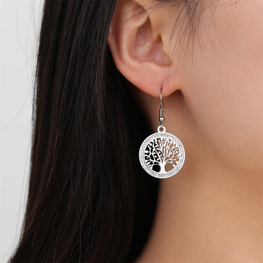 Boucles D'Oreilles Arbre de Vie Branches