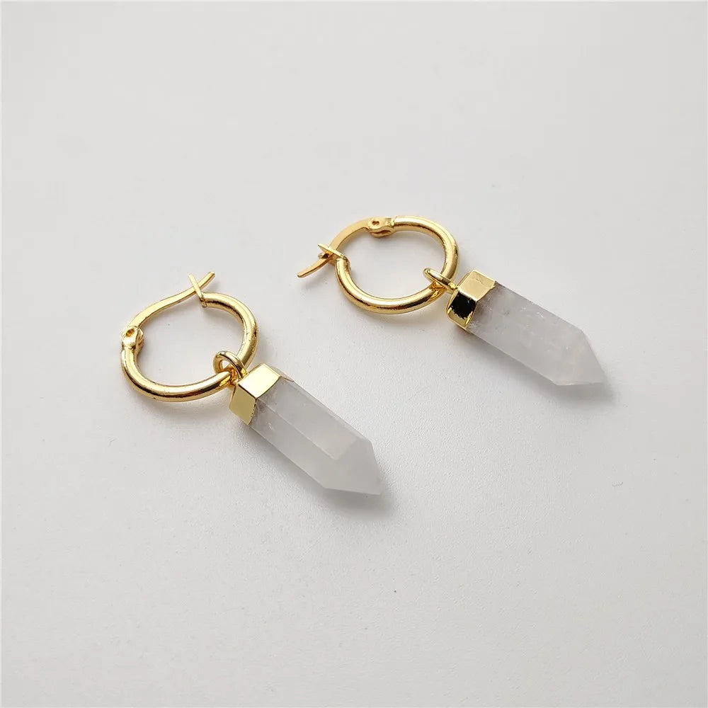 Boucles D'oreilles Transparente Cristal