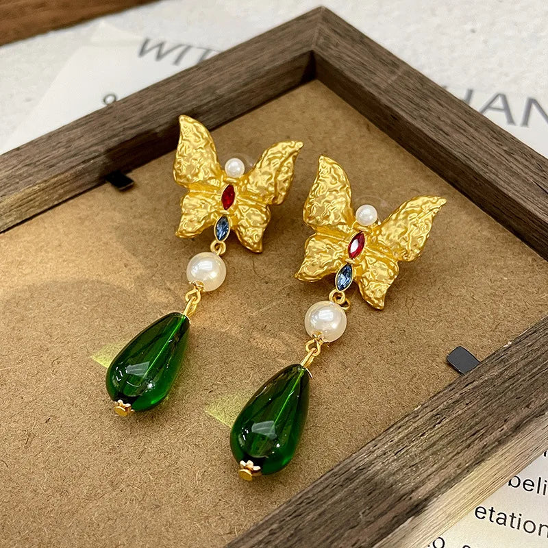 Boucles D'oreilles Papillon Chic