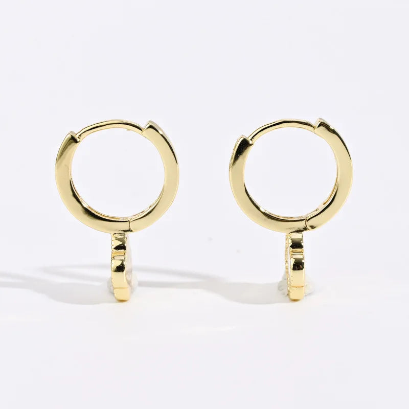 Boucles D'oreilles Trèfle Luxueux