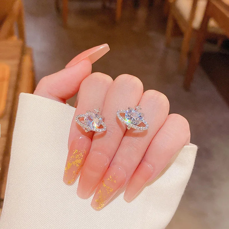 Boucles D'Oreilles Cœur de Luxe Pour Femme