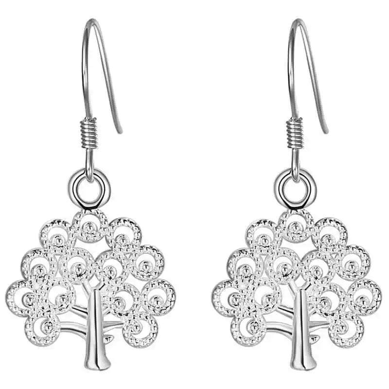 Boucles D'oreilles Arbre de Vie Pour Femme