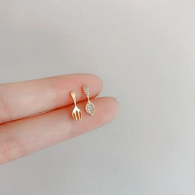 Boucles D'oreilles Bébé Couverts
