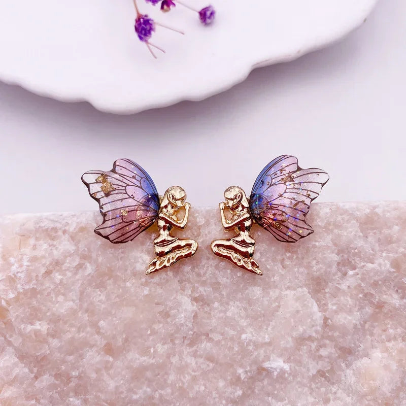 Boucles D'oreilles Papillon Miniature