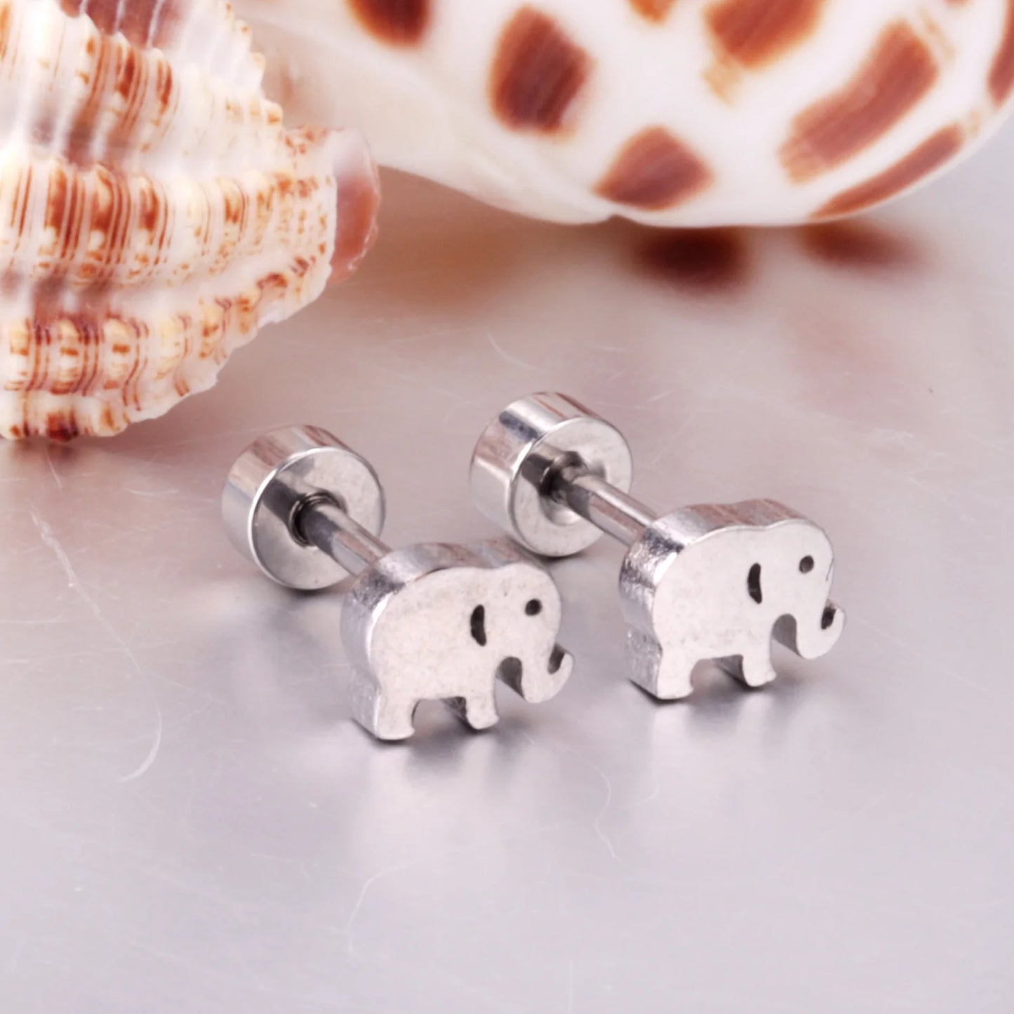 Boucles D'oreilles Bébé Éléphant