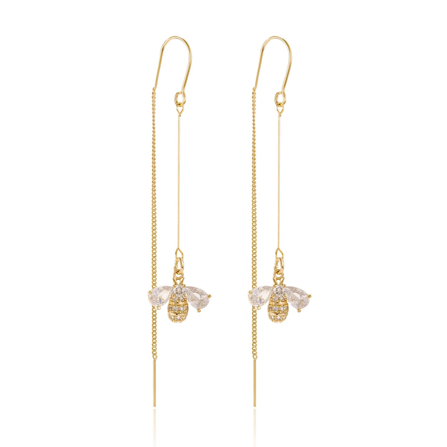 Boucles D'oreilles Abeille Reine