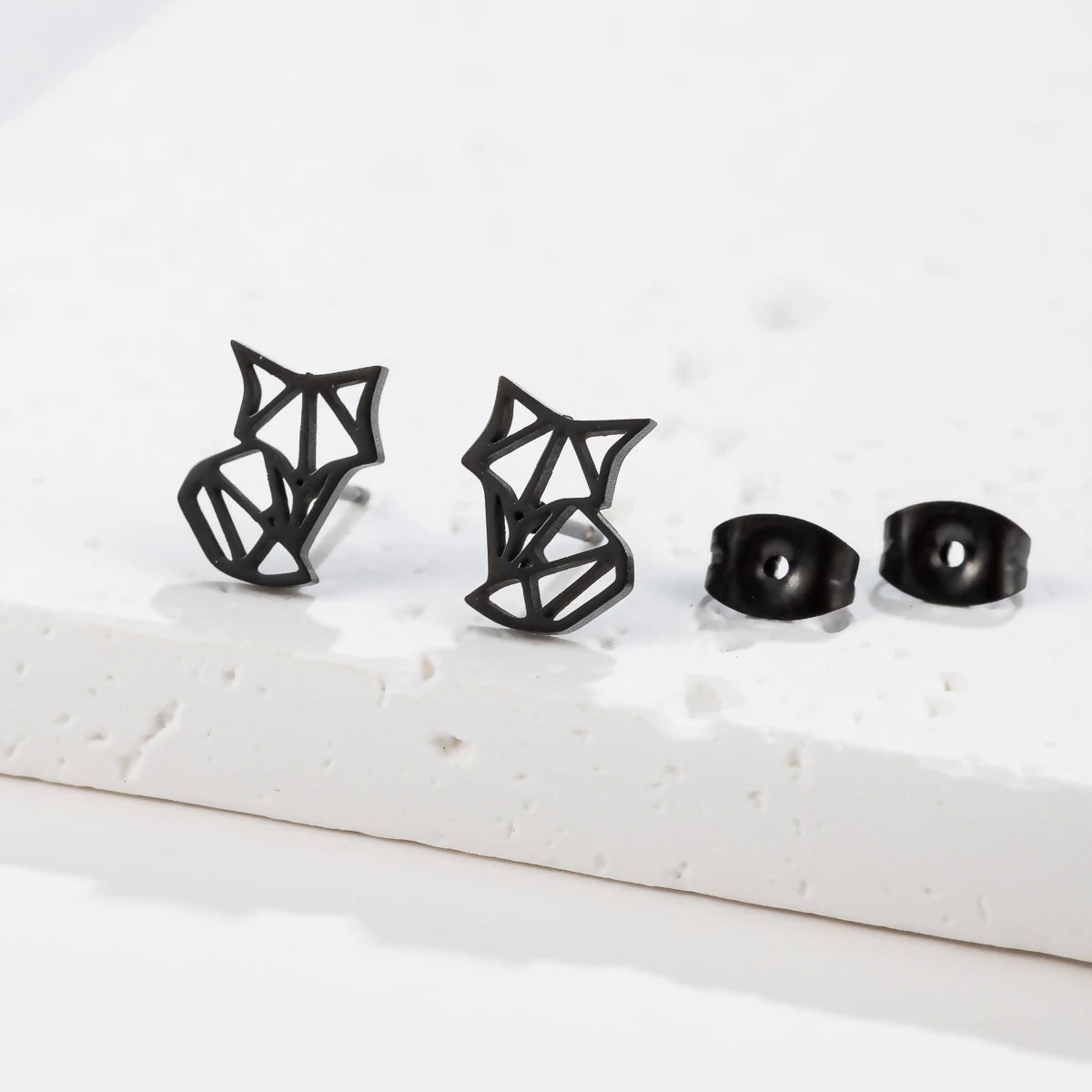 Boucles D'oreilles Origami Renard