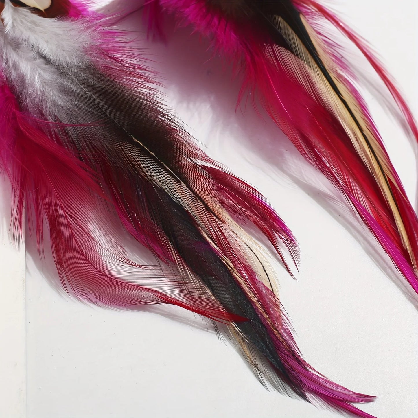 Boucles D'oreilles Plume Rétro