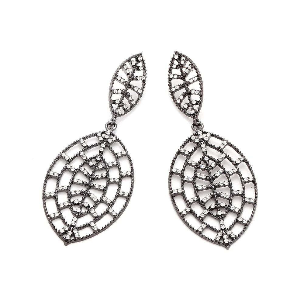 Boucles D'oreilles Feuille de Printemps