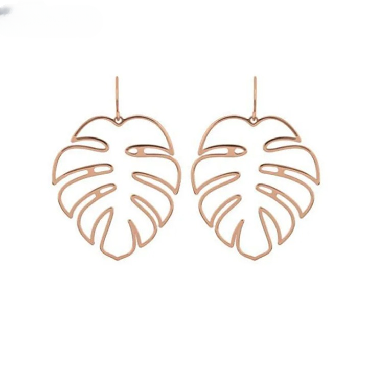 Boucles D'oreilles Feuille Paisible