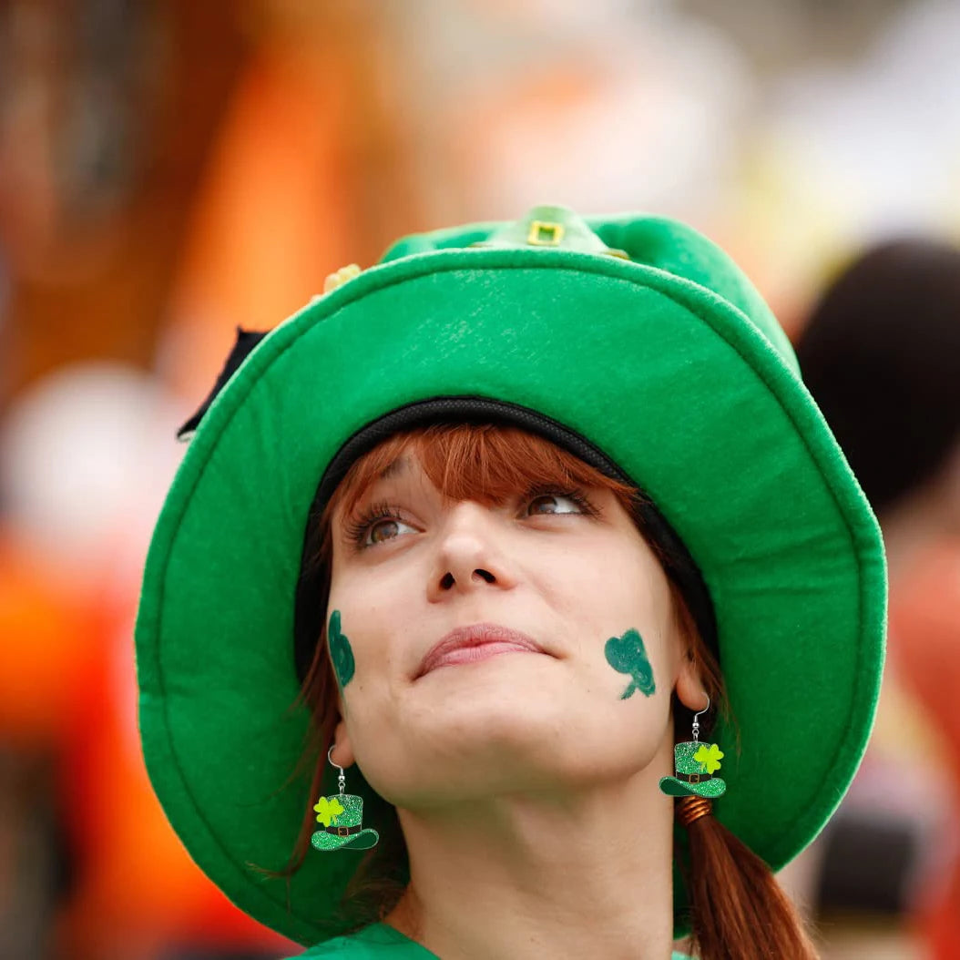 Boucles D'oreilles Trèfle Irlandais