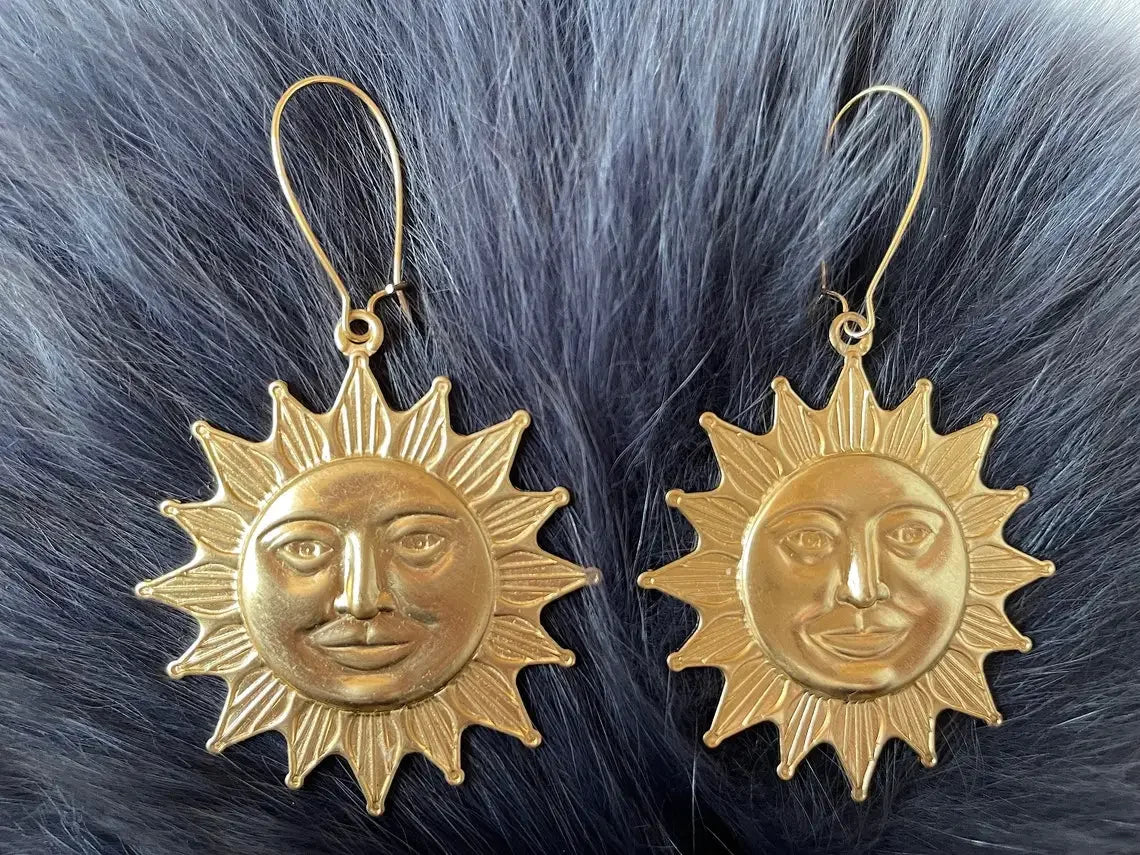 Boucles D'oreilles Soleil Souriant