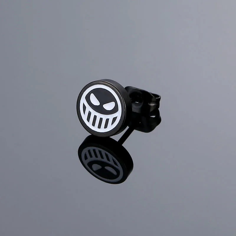 Boucles D'oreilles Garçon Crâne Souriant