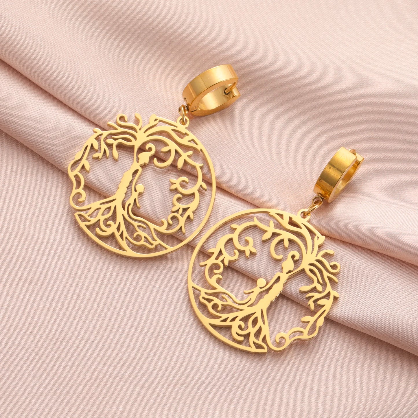 Boucles D'oreilles Arbre de Vie fée