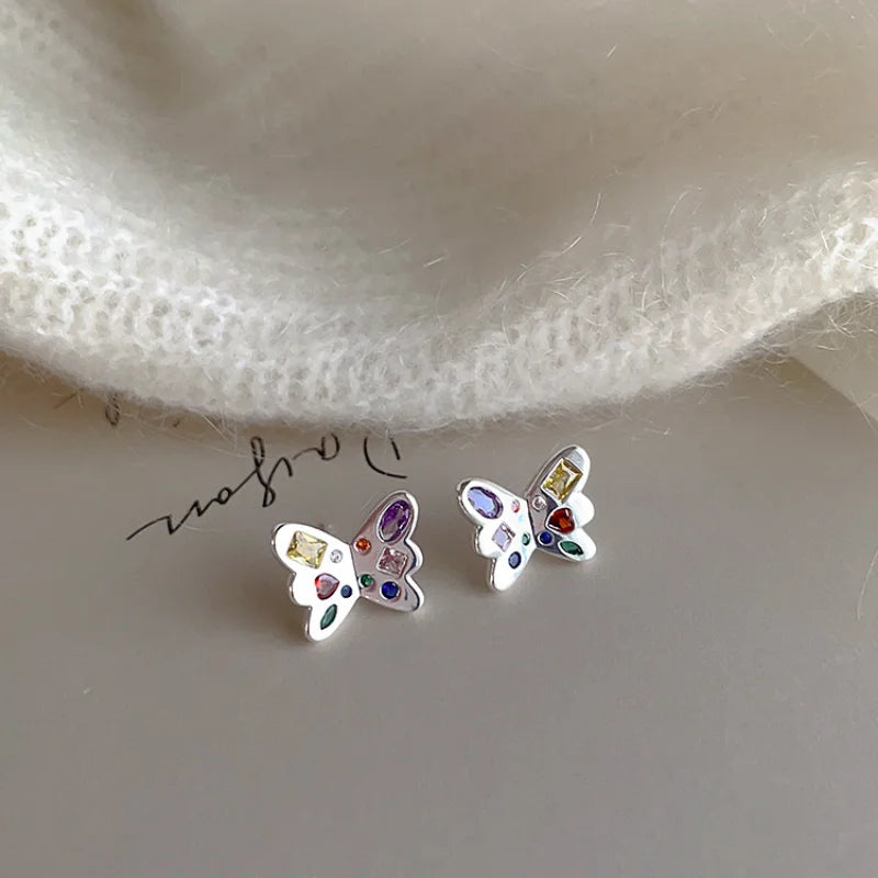 Boucles D'oreilles Papillon Minimaliste