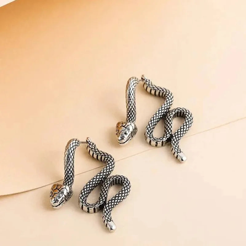 Boucles D'oreilles Serpent Vintage