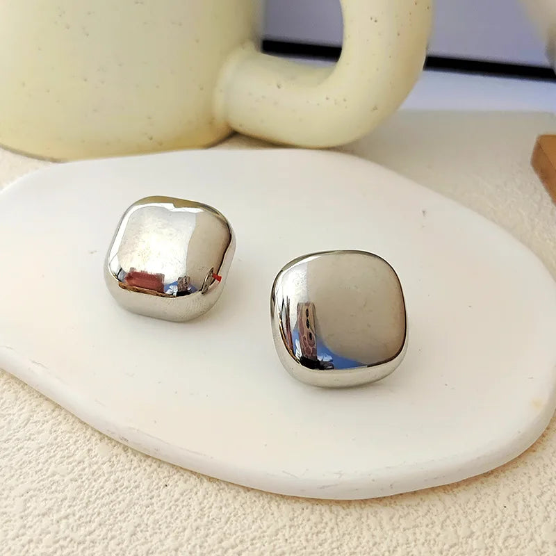 Boucles D'oreilles Carré Simple