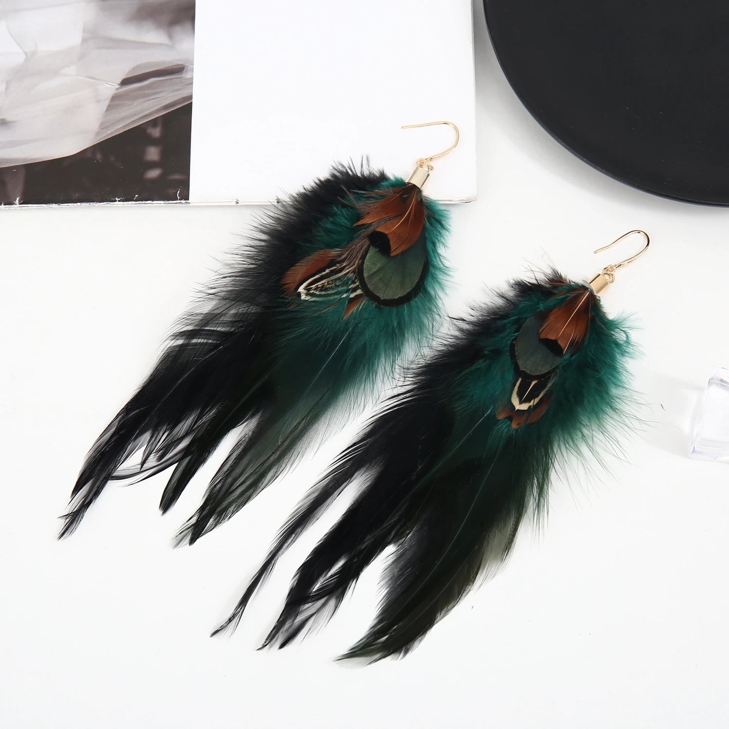 Boucles D'oreilles Plume Formel