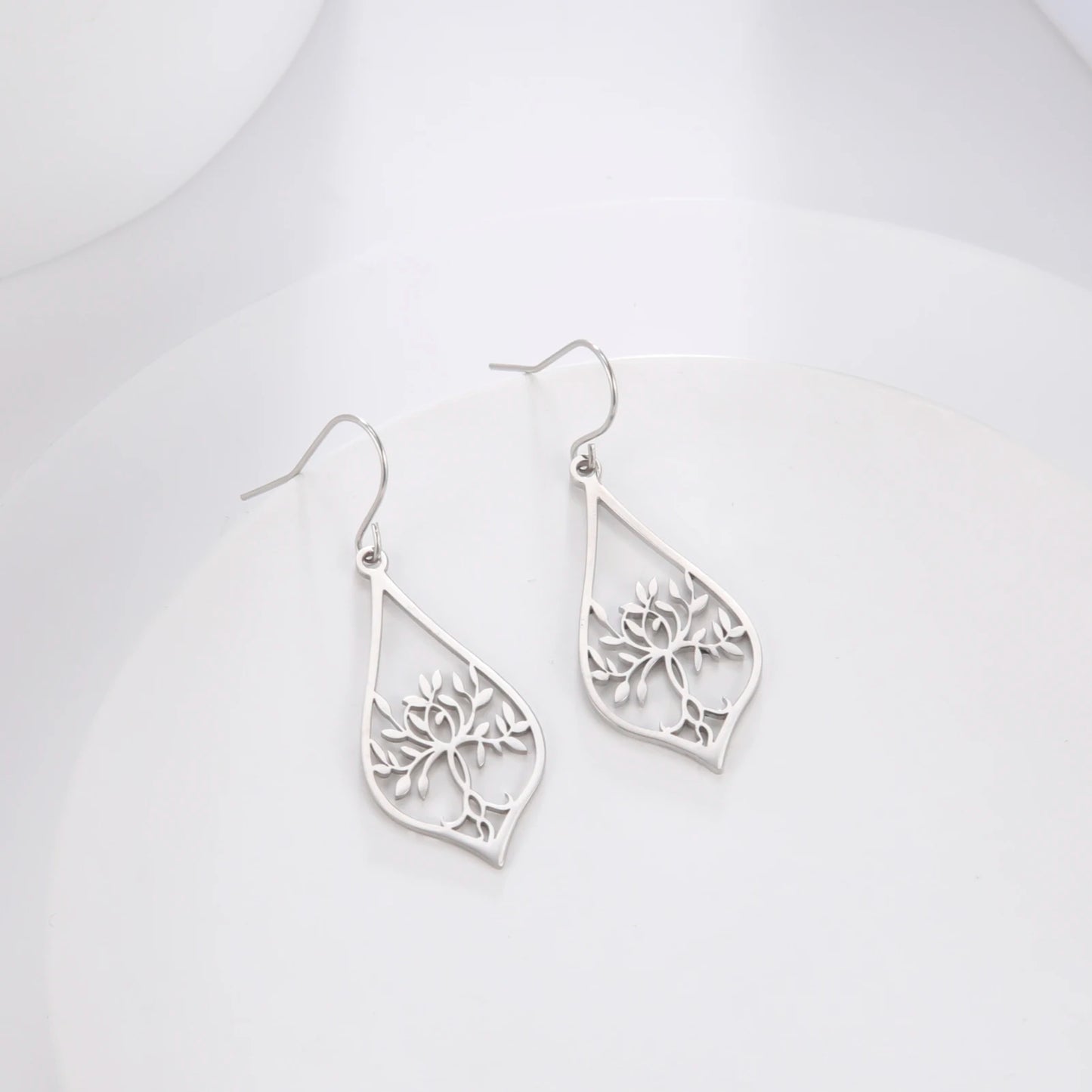 Boucles D'oreilles Arbre de Vie Minimaliste