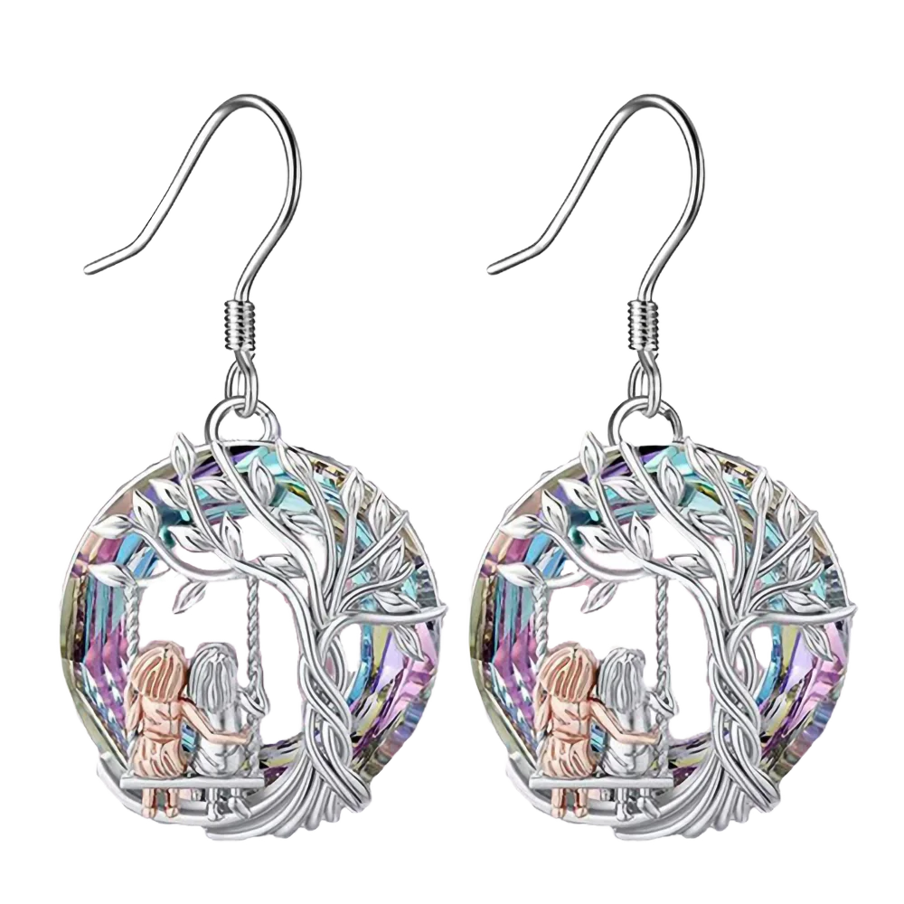 Boucles D'oreilles Arbre de Vie Pour Fille