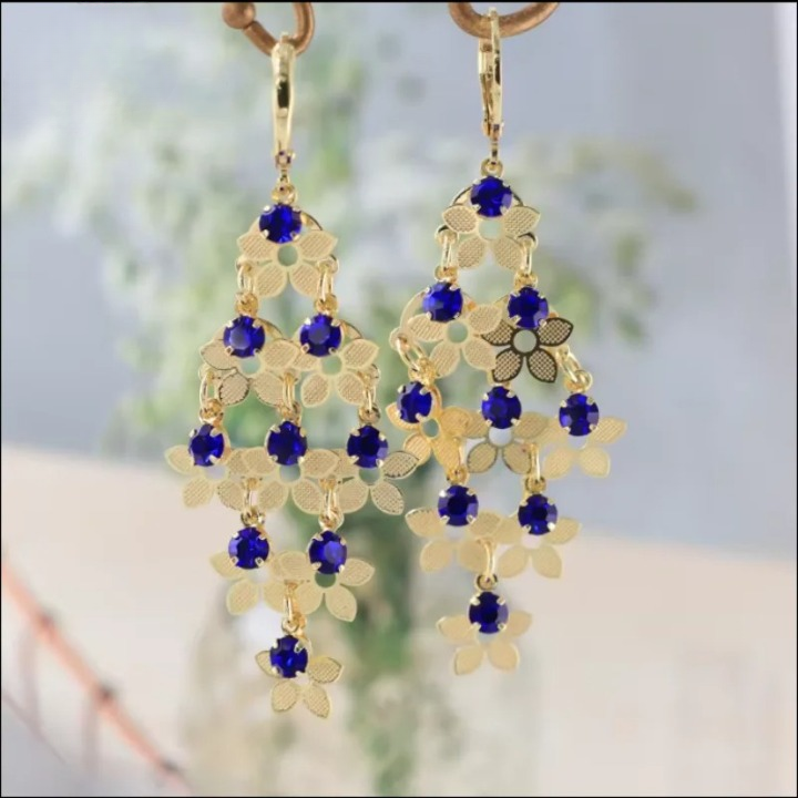 Boucles D'oreilles Savoyarde Pendantes