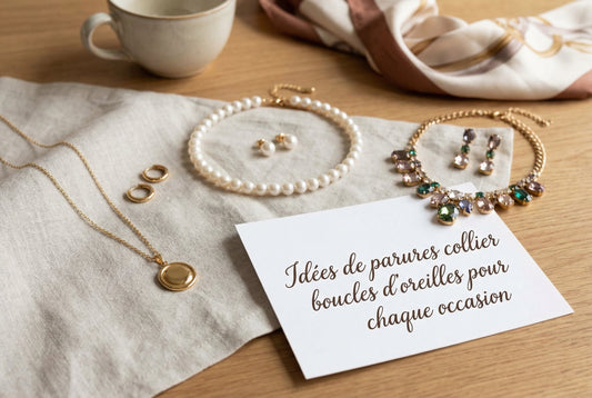 Idées de parures collier boucles d'oreilles pour chaque occasion