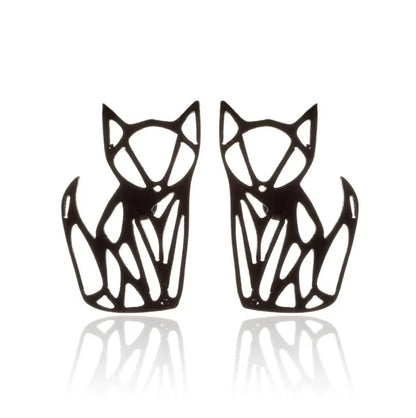 Boucles D'oreilles Origami Chat