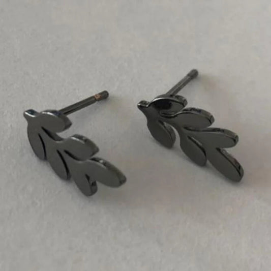 Boucles D'oreilles Feuille Élégante