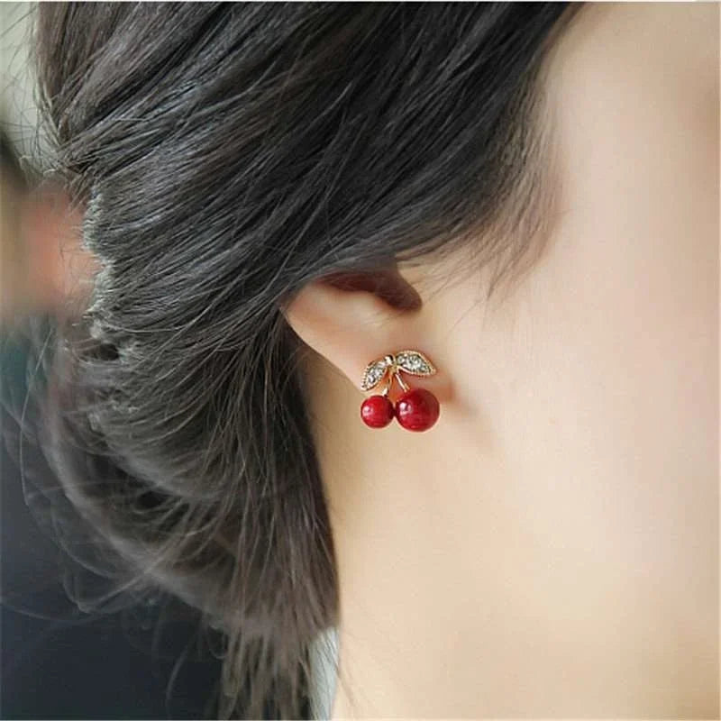 Boucles D'oreilles Pour Femme Cerise