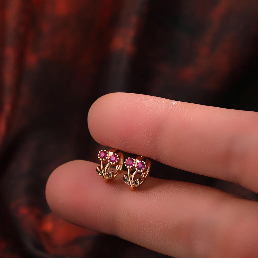 Boucles D'oreilles Cerise Mignons