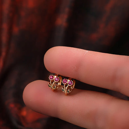 Boucles D'oreilles Cerise Mignons