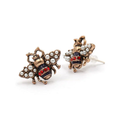 Boucles D'oreilles Abeille Vintage