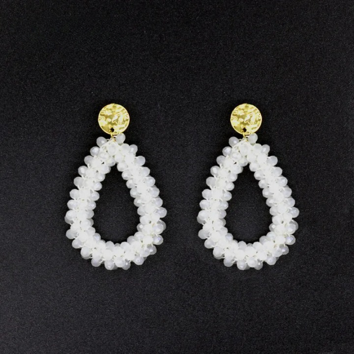 Boucles D'oreilles Goutte en Pierre