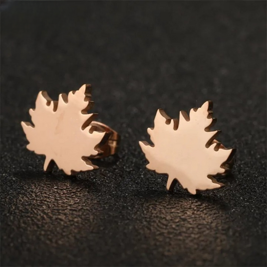 Boucles D'oreilles Feuille d'Automne