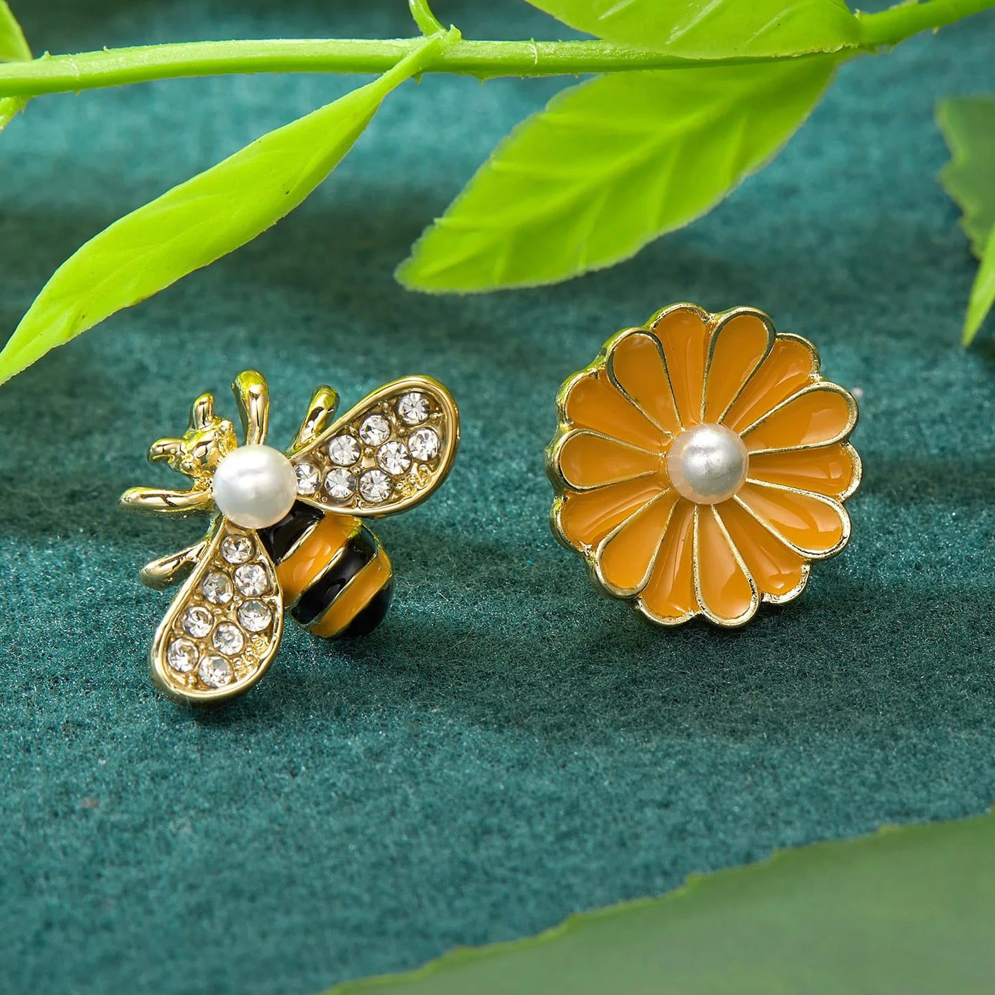 Boucles D'oreilles Abeille Pour Femme