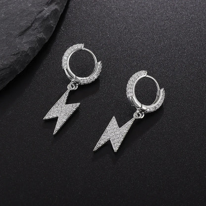 Boucles D'oreilles Homme Éclair