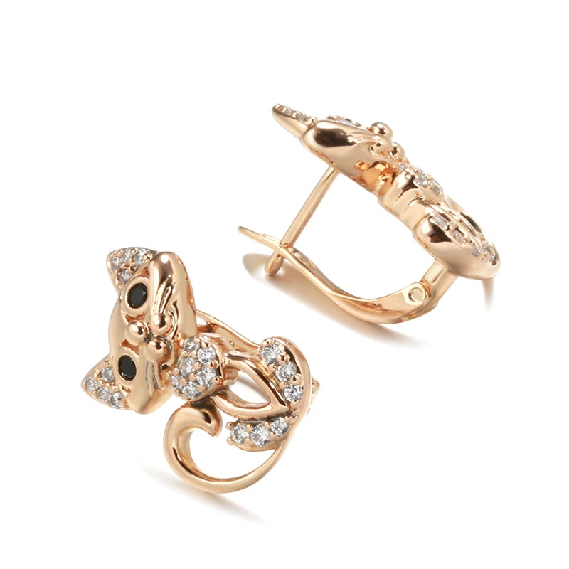 Jagosen Lot 12 Paires Boucles D’Oreilles Enfant Fille – Argent 925 CZ Multicolore Chats, Cœurs, Arc-en-Ciel – Hypoallergéniques