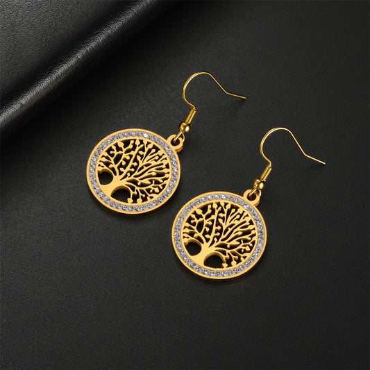 Boucles D'Oreilles Arbre de Vie Branches