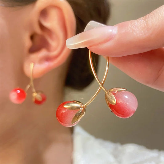 Boucles D'oreilles Cerise Glamour