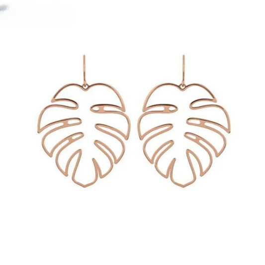 Boucles D'oreilles Feuille Paisible